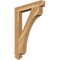 Ekena Millwork Legacy Arts & Crafts Rough Sawn Bracket, Western Red Cedar, 4"W x 28"D x 40"H BKT04X28X40LEC03RWR - alternate 1